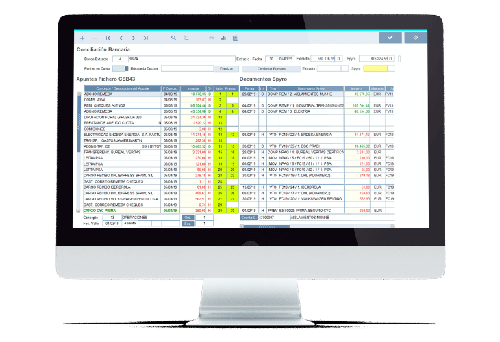 erp contabilidad financiero